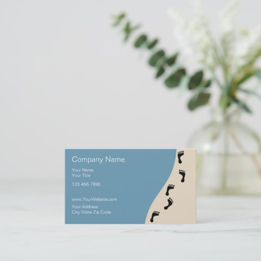 Beach Visitekaartjes (Staand voorkant)