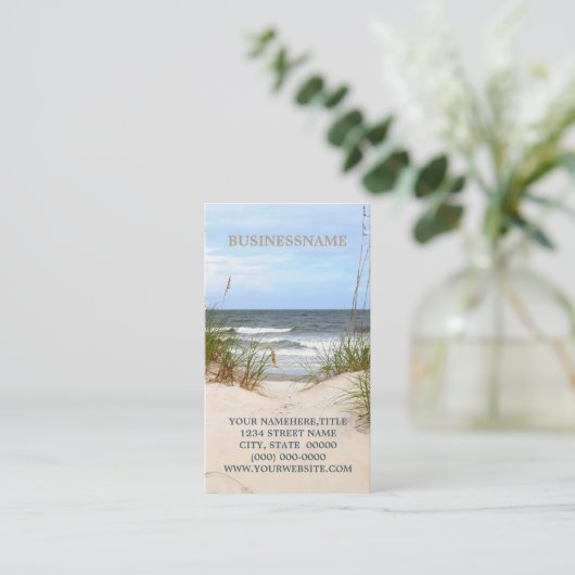 Beach Visitekaartjes (Staand voorkant)