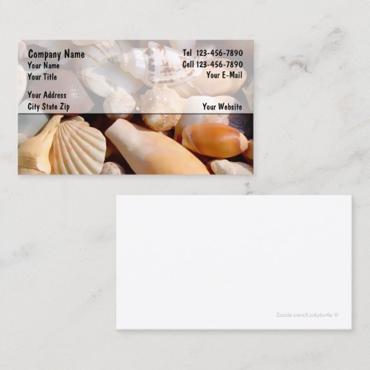 Beach Visitekaartjes (Voorkant / Achterkant)