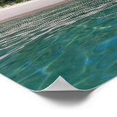 Beach, vlot op afstand poster (Hoek)