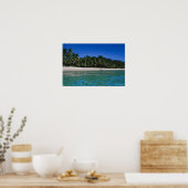 Beach, vlot op afstand poster (Keuken)