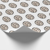 Beach Volley Ball Cadeaupapier (Hoek)