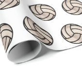 Beach Volley Ball Cadeaupapier (Rol Hoek)
