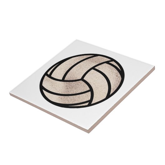 Beach Volley Ball Tegeltje (Zijkant)