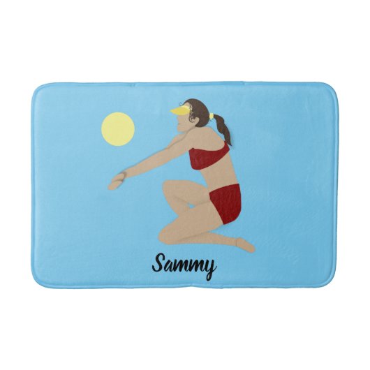 Beach Volleyball Badmat (Voorkant)