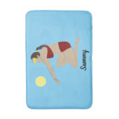 Beach Volleyball Badmat (Voorkant Verticaal)