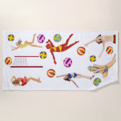 Beach Volleyball Beach Towel Strandlaken (Voorkant)