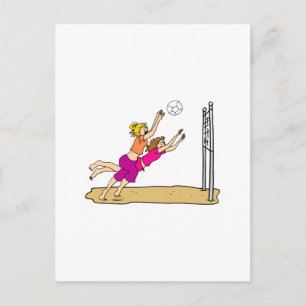 Beach Volleyball Briefkaart
