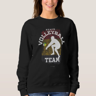 Beach Volleyball Chad Flag Love Volleyball Player Trui