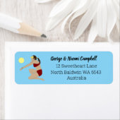 Beach Volleyball Etiket (Insitu)