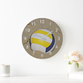 BEACH VOLLEYBALL FOTO CLOCK GROTE KLOK (Huis)