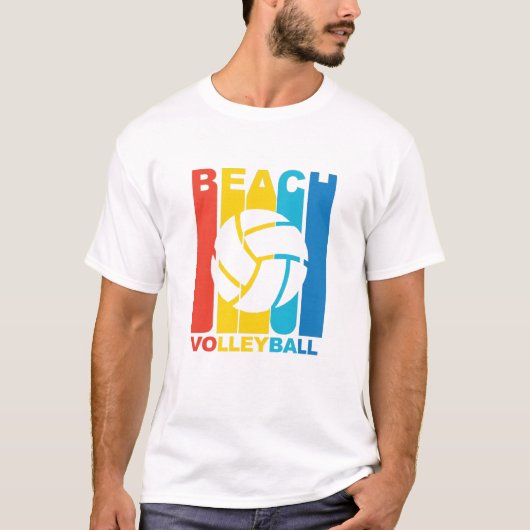Beach Volleyball Grafisch T-shirt (Voorkant)