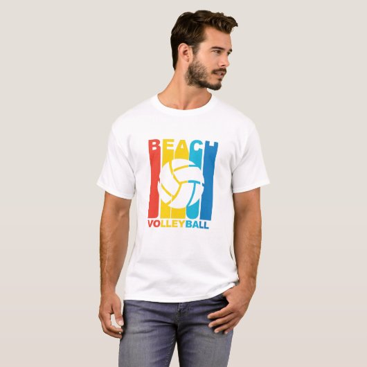  Beach Volleyball Grafisch T-shirt (Voorkant volledig)