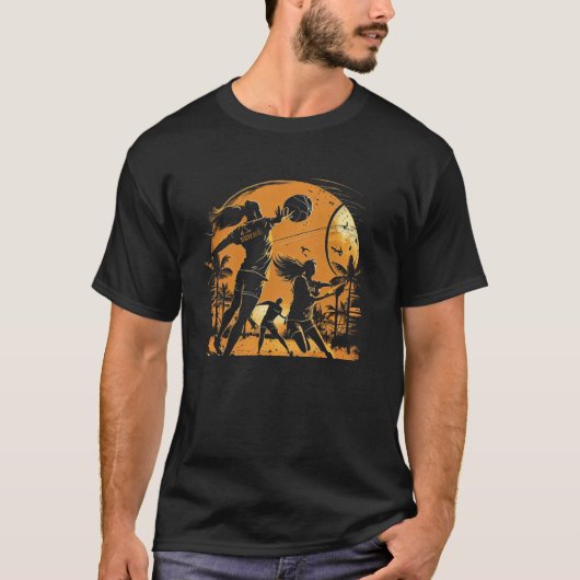 Beach Volleyball  Graphic Tees for Men Women Boys  (Voorkant)