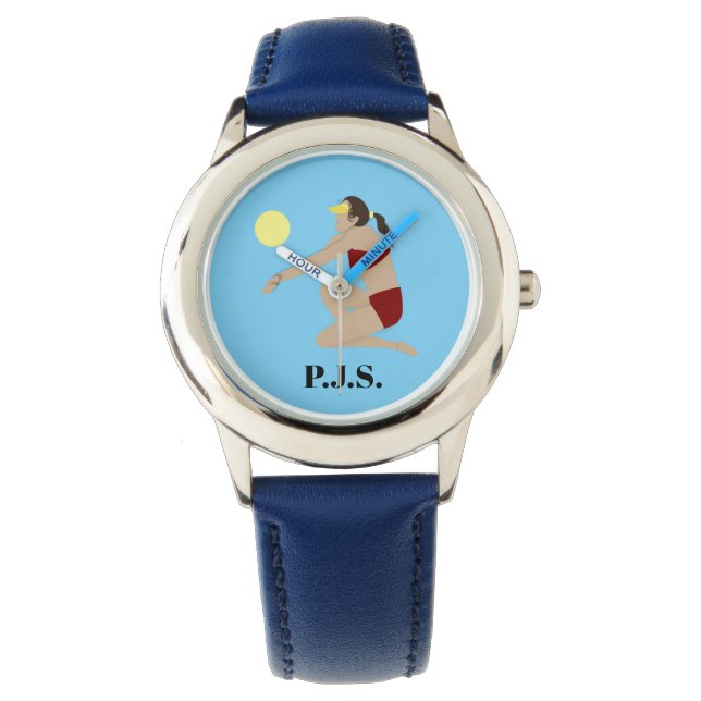 Beach Volleyball Horloge (Voorkant)