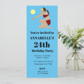 Beach Volleyball Kaart (Staand voorkant)