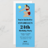 Beach Volleyball Kaart (Voorkant / Achterkant)