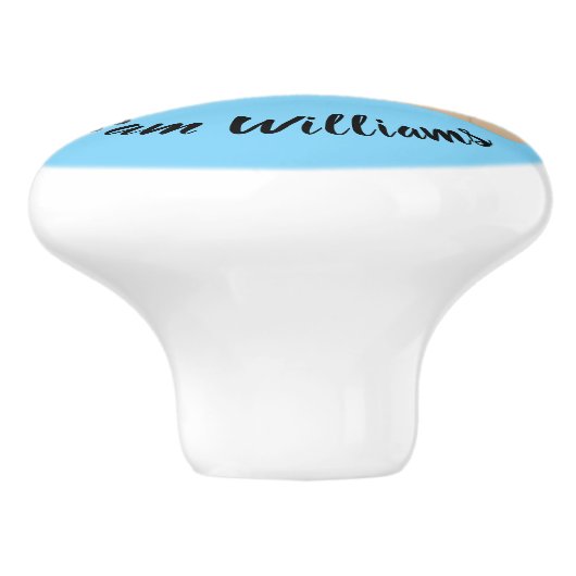 Beach Volleyball Keramische Knop (Zijkant)