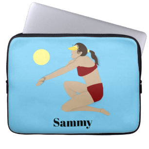Beach Volleyball Laptop Sleeve