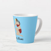 Beach Volleyball Latte Mok (Rechterhoek)