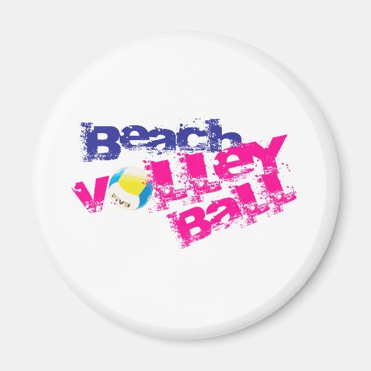 Beach Volleyball Magneet (Voorkant)