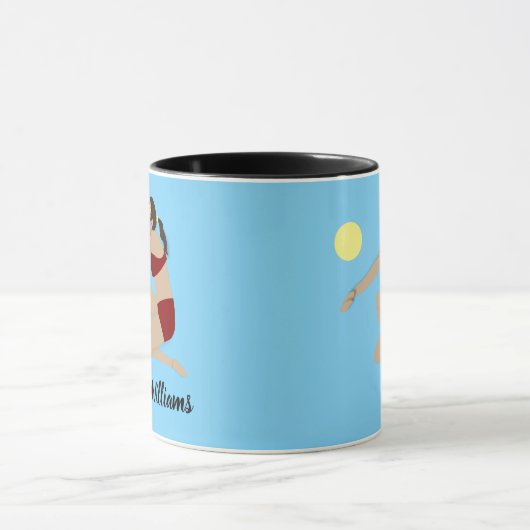 Beach Volleyball Mok (Midden)