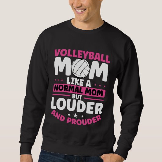 Beach Volleyball Mom Volleyball  Mothers Day Trui (Voorkant)