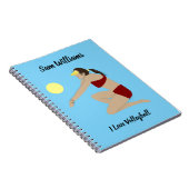 Beach Volleyball Notitieboek (Rechterzijde)