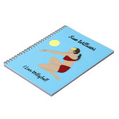 Beach Volleyball Notitieboek (Linkerzijde)
