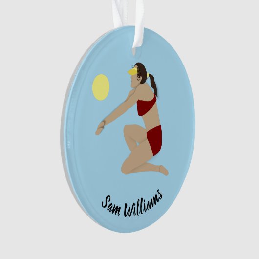 Beach Volleyball Ornament (voorkant)