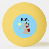 Beach Volleyball Pingpongbal (Voorkant)