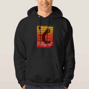 Beach Volleyball Player Coach Bump Set Spike Repea Hoodie