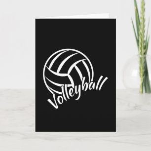Beach Volleyball Player Volleyball Team Gift Idea Kaart