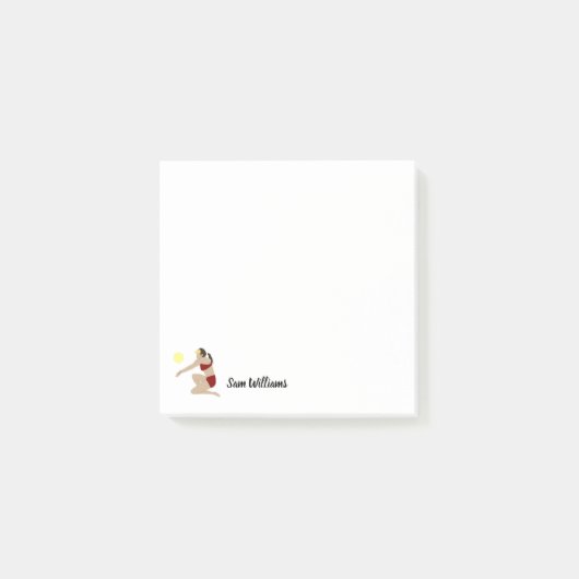 Beach Volleyball Post-it® Notes (Voorkant)