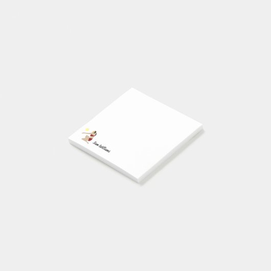 Beach Volleyball Post-it® Notes (Schuin)