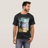beach Volleyball Retro Volleyball Player T-shirt (Voorkant volledig)