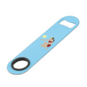 Beach Volleyball Speed Flessenopener (Voorkant Gekanteld)