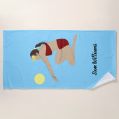 Beach Volleyball Strandlaken (Voorkant)