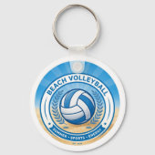 Beach Volleyball Summer Keychain (Achterkant)