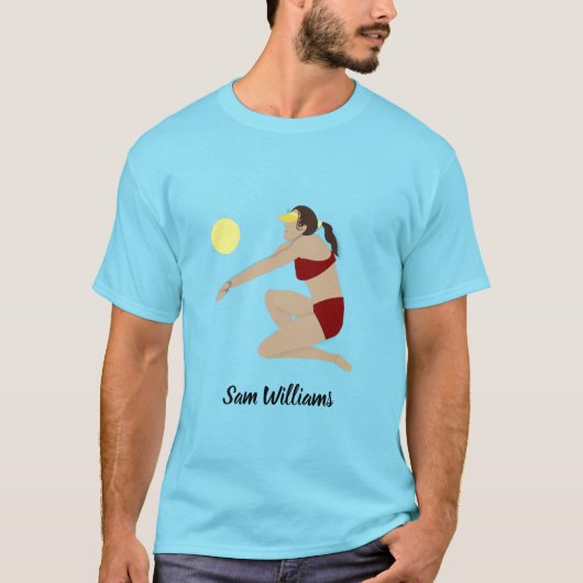 Beach Volleyball T-shirt (Voorkant)