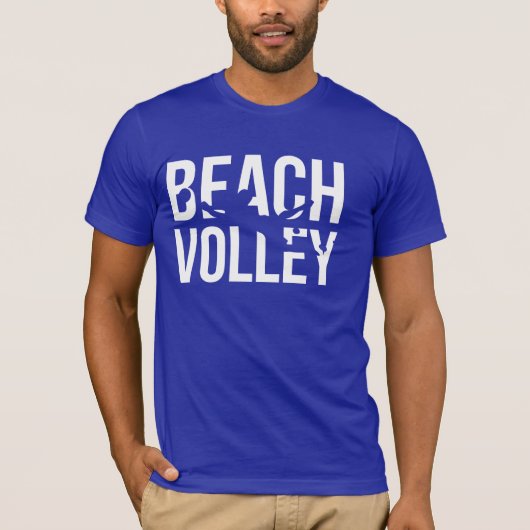 Beach volleyball t-shirt (Voorkant)