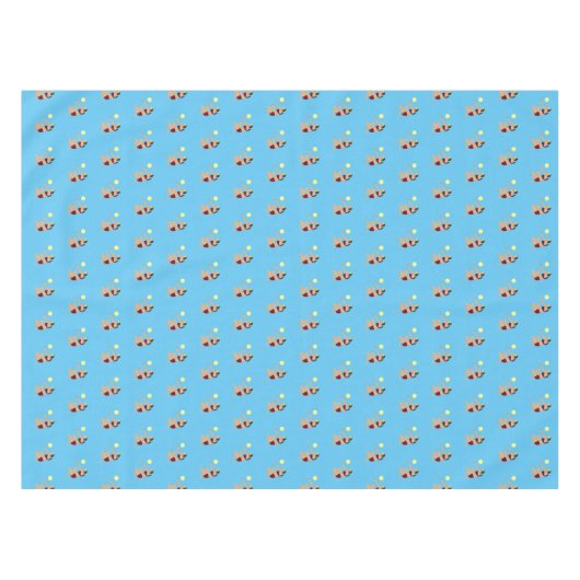 Beach Volleyball Tafelkleed (Voorkant (Horizontaal))