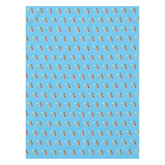 Beach Volleyball Tafelkleed (Voorkant)