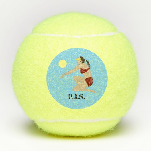 Beach Volleyball Tennisballen (Voorkant)