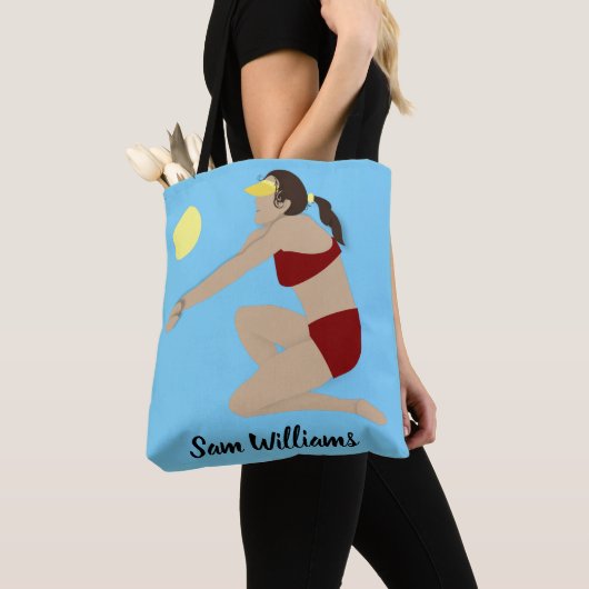 Beach Volleyball Tote Bag (Dichtbij)
