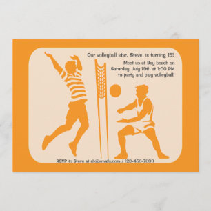 Beach Volleyball Uitnodiging