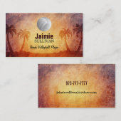 Beach Volleyball-Visitekaartjes Visitekaartje (Voorkant / Achterkant)