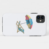 Beach voorzitter en paraplu Case-Mate iPhone case (Achterkant (horizontaal))