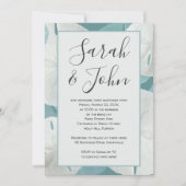 Beach Vows Sand Dollar Jubileum Ceremony Kaart (Voorkant)