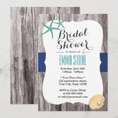 Beach Vrijgezellenfeest Blauwgroen Starfish Rustig Kaart (Voorkant / Achterkant)